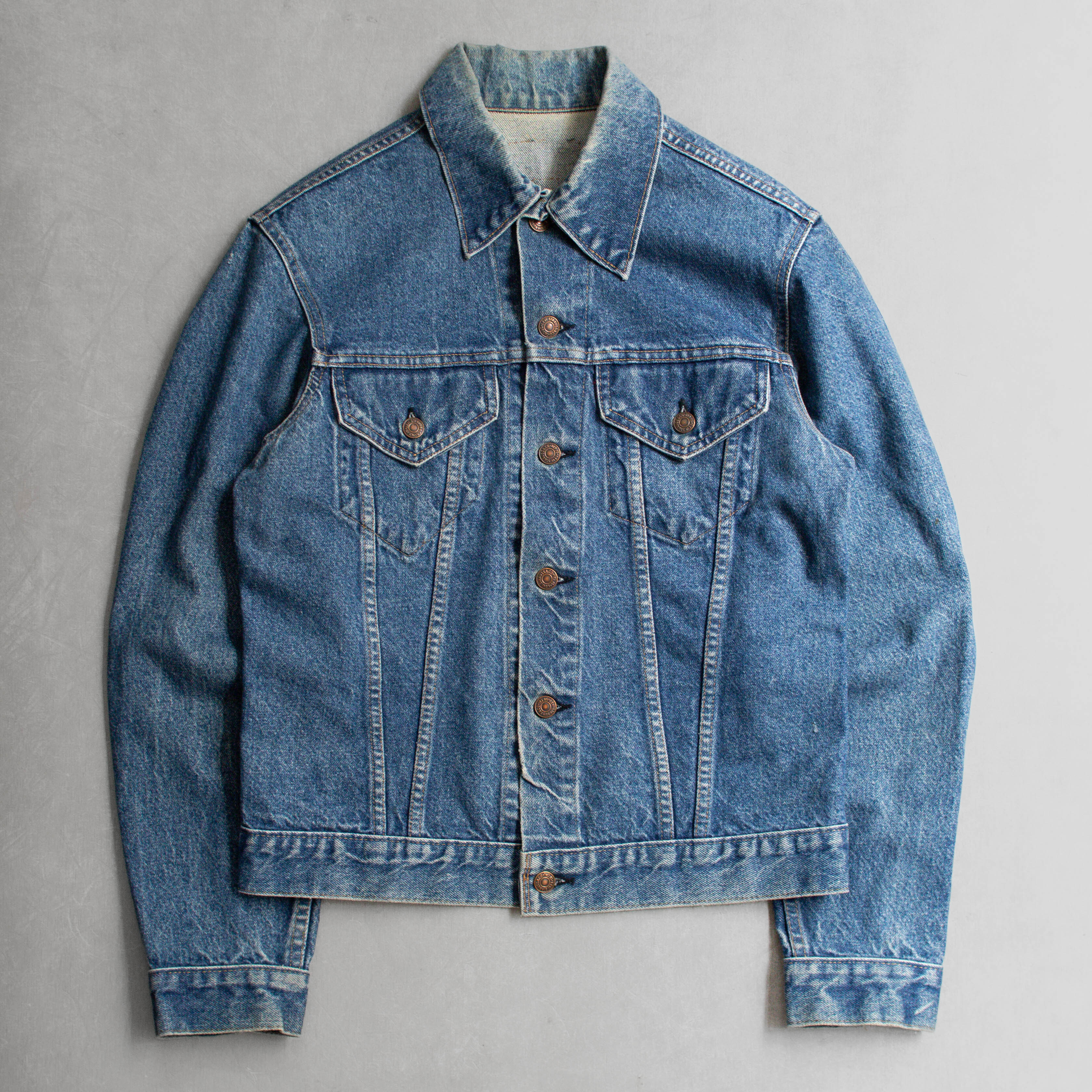 70-80S LEVIS DENIM JACKET 美國製 藍色 丹寧 牛仔 長袖 外套 夾克