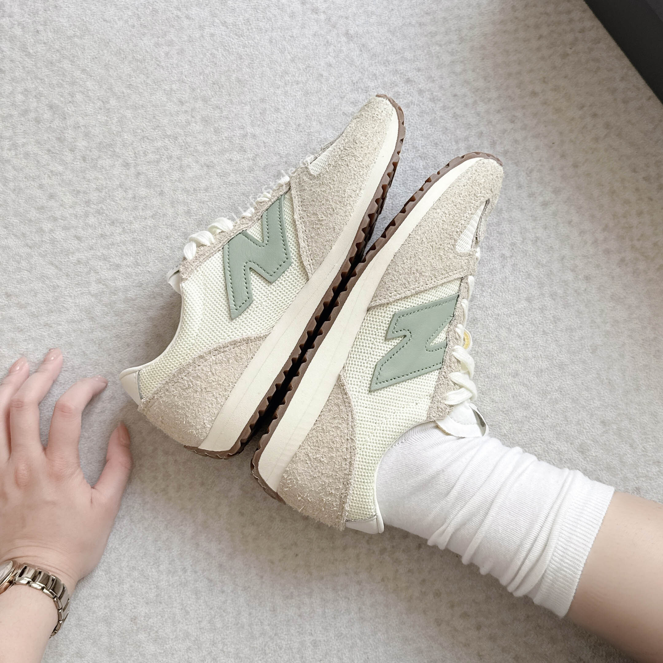 NEW BALANCE 471 NB 奶油薄荷綠 米白 灰綠 IU 李知恩同款 男女鞋 U471KAC / 調貨