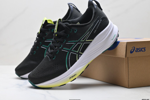 ASICS GEL-KAYANO 32 PLATINUM低幫專業有氧超輕便運動跑步鞋全新原裝數據開發 符合人體工程學 一體式雙層編製鞋面 高彈性面料