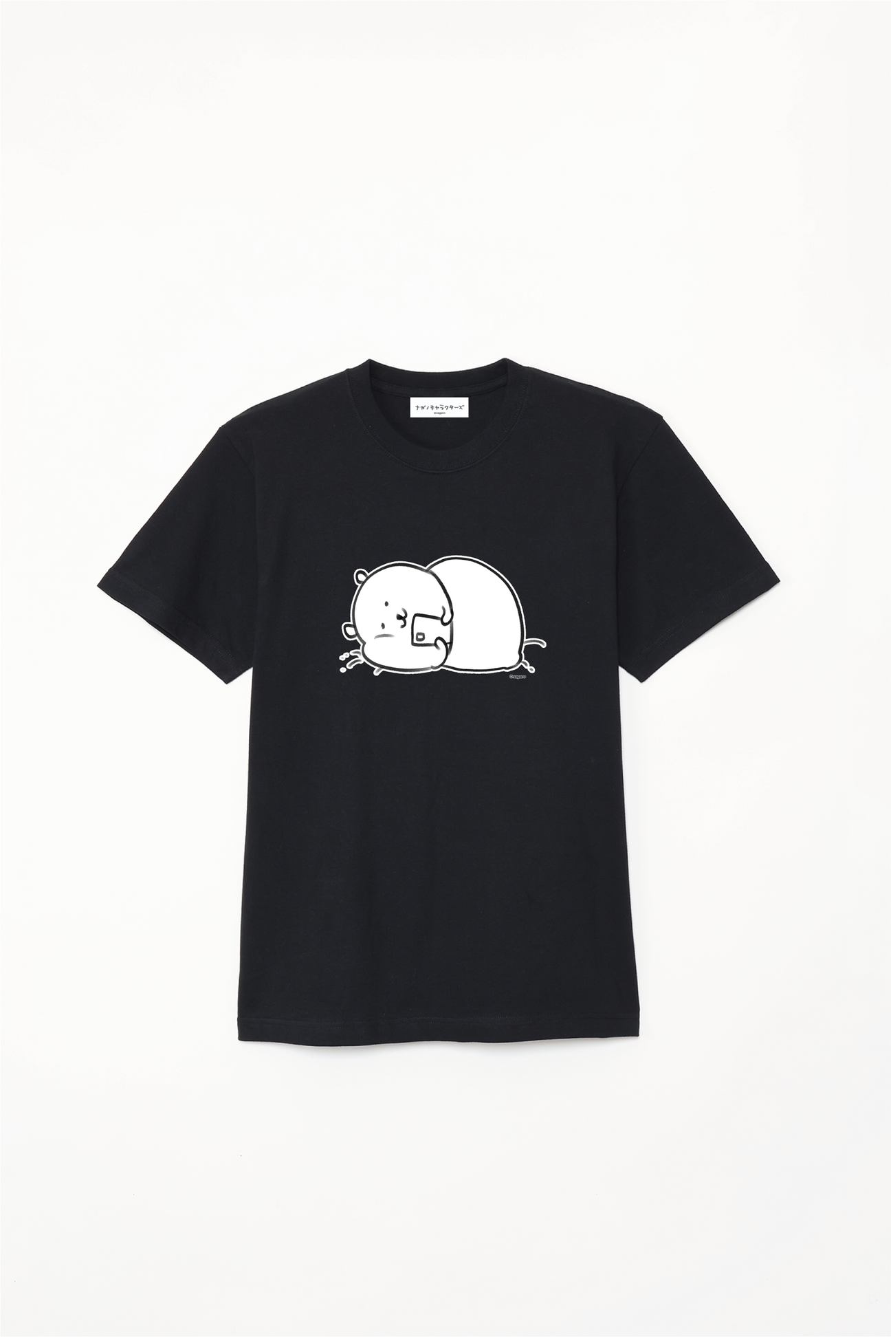 預訂｜白熊 ODM 5.6oz純棉短袖T恤 躺著 中央圖案