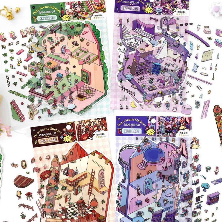 October Series 7.0 — Infeel.Me Decorative Scene Stickers