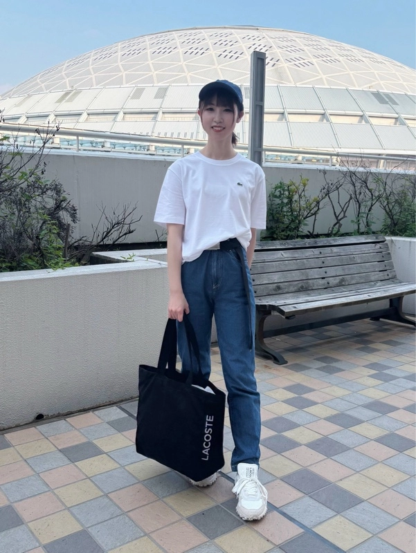 日本 LACOSTE｜Cotton Canvas Tote Bag