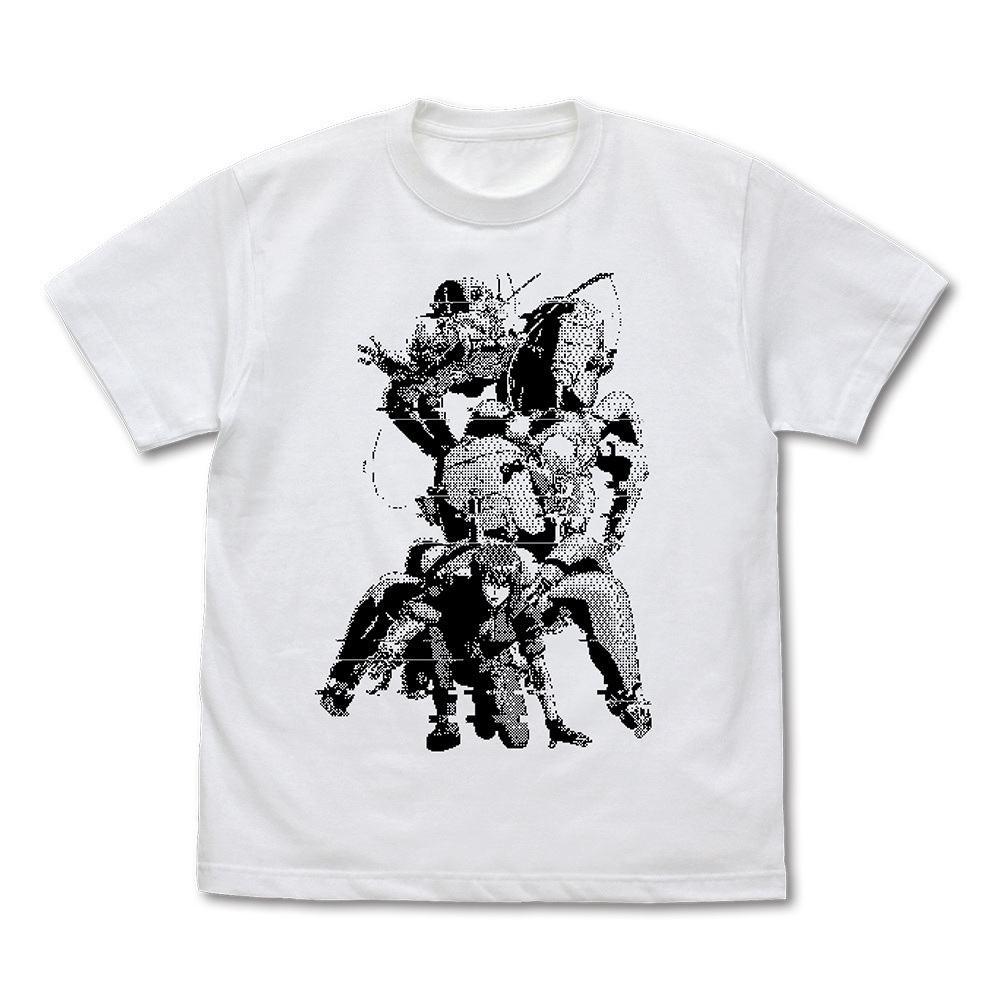 Cospa 1020 草薙素子 ピクセル Tシャツ [攻殻機動隊 STAND ALONE COMPLEX] WHITE