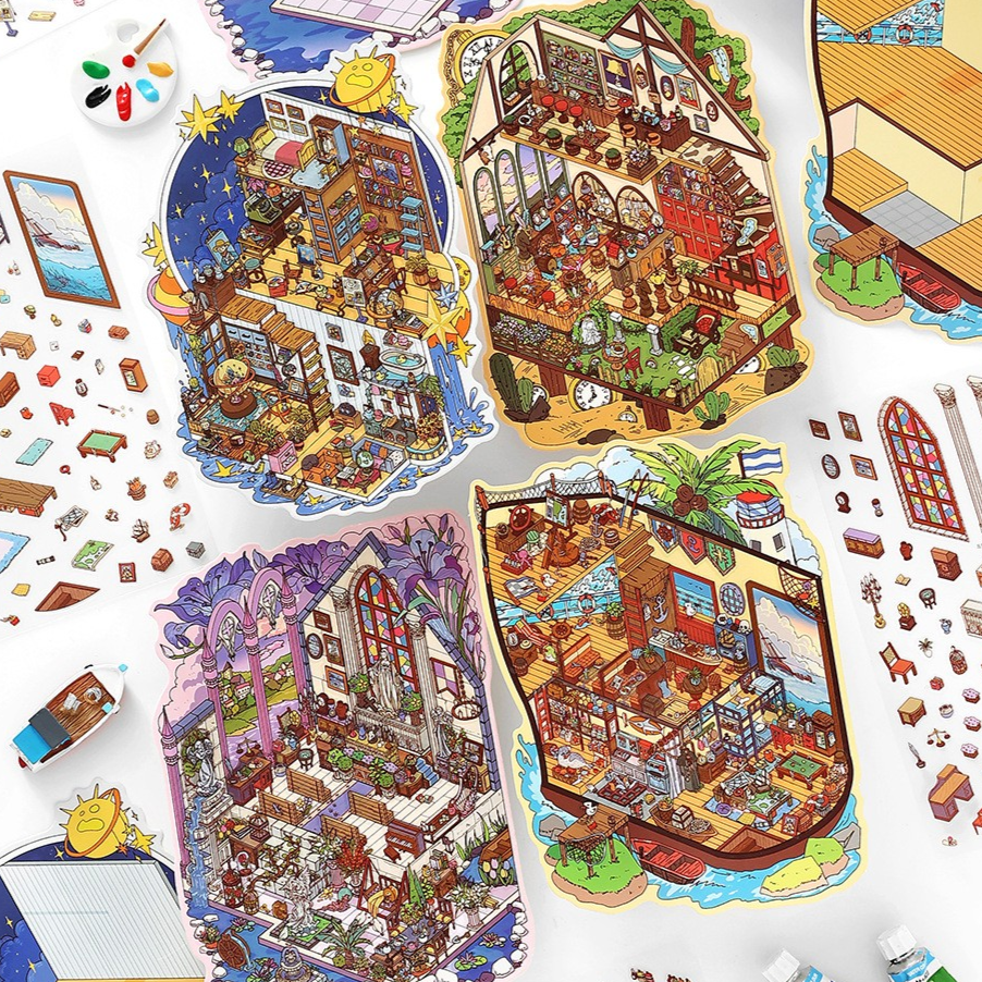 十月8.0 Infeel.Me 今日营业中造景贴纸