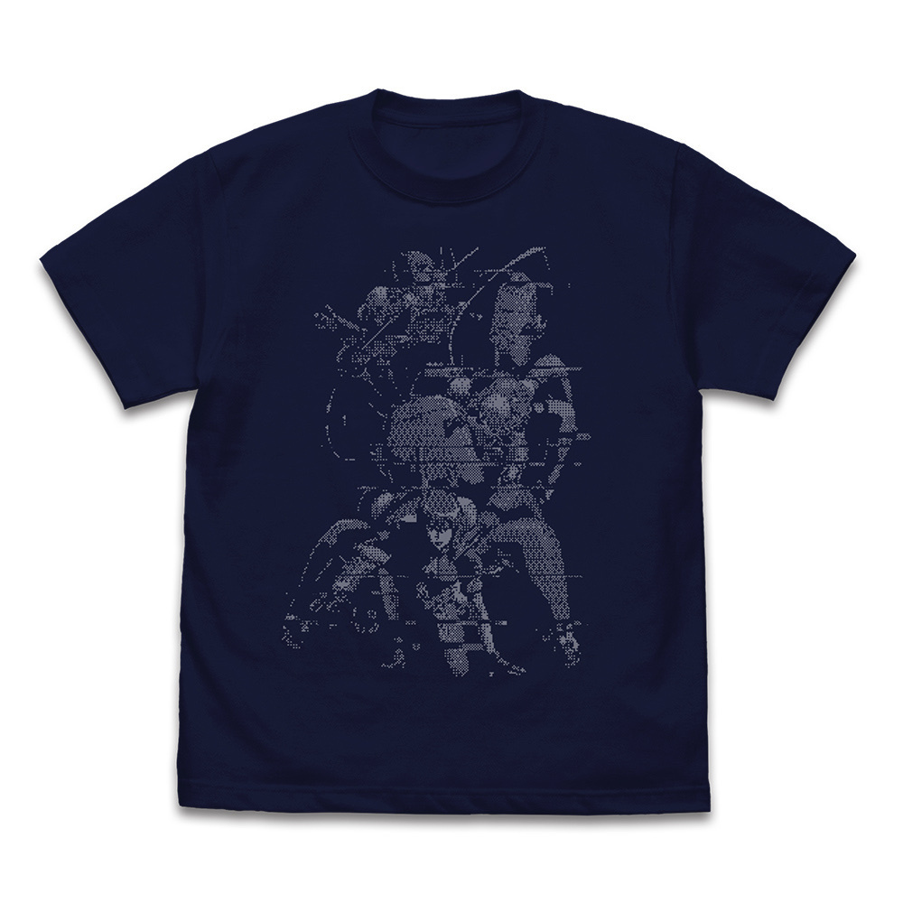 Cospa 1020 草薙素子 ピクセル Tシャツ [攻殻機動隊 STAND ALONE COMPLEX] NAVY