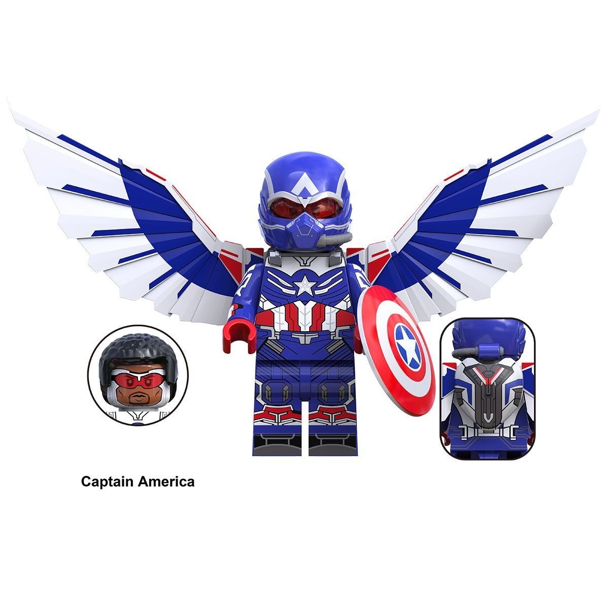 Captain America Custom Minifigures Fit Lego TV6217 TV1146