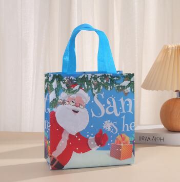 圣诞现货 圣诞礼品袋无纺布袋 29*27*12cm 随机