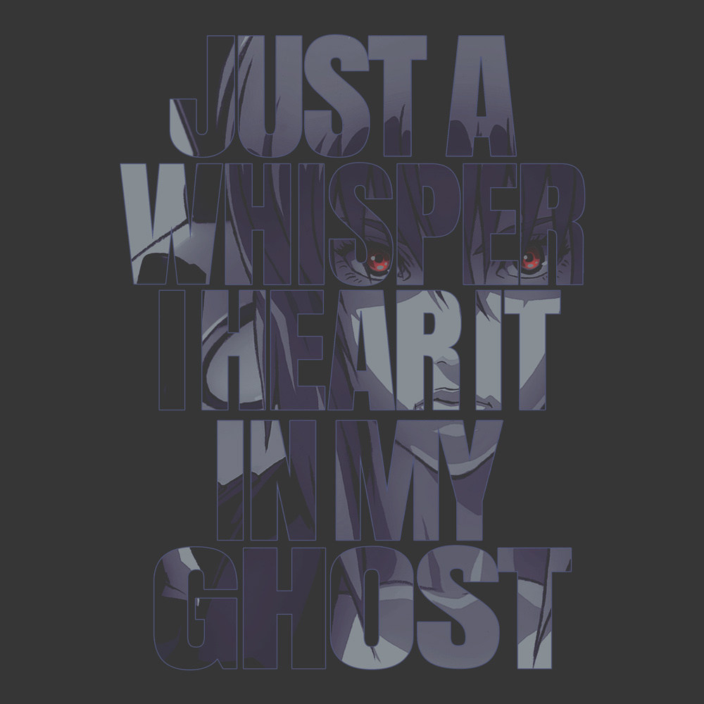 Cospa 1020 草薙素子『IN MY GHOST』 Tシャツ [攻殻機動隊 STAND ALONE COMPLEX] SUMI