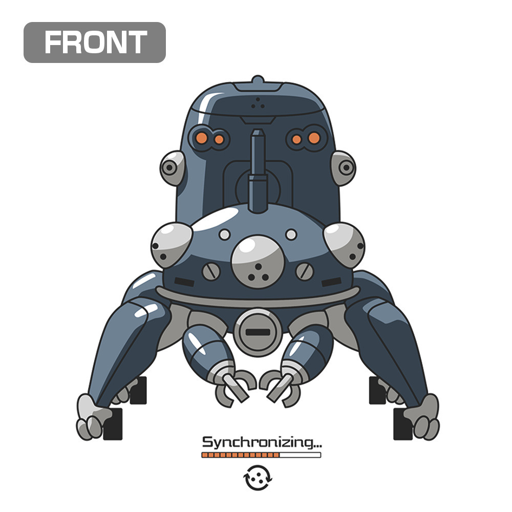 Cospa 1020 タチコマと同期中 Tシャツ Ver.2.0 [攻殻機動隊 STAND ALONE COMPLEX]