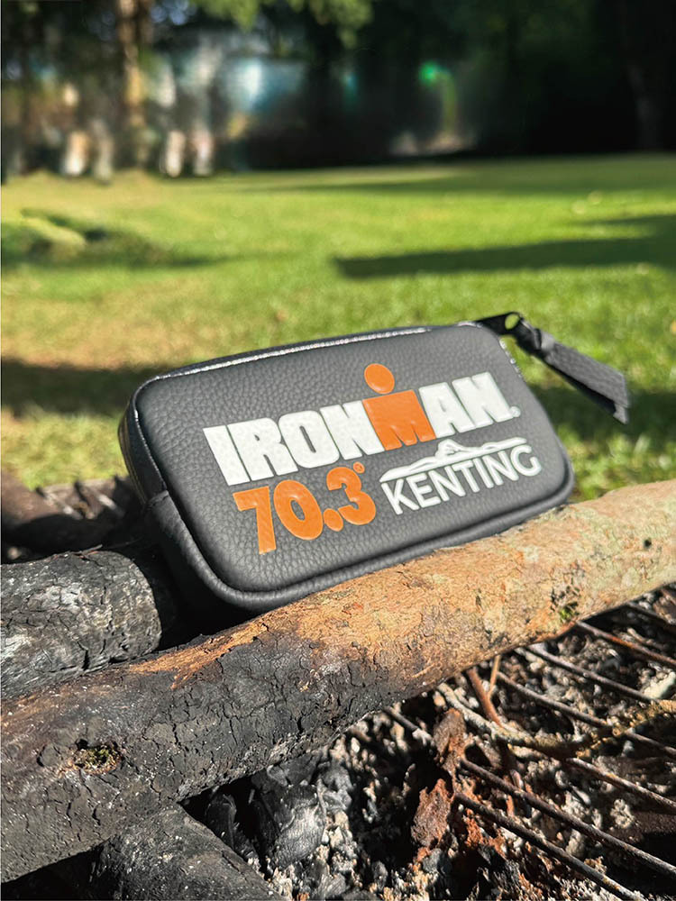 IRONMAN 70.3 Kenting 真皮單車零錢包
