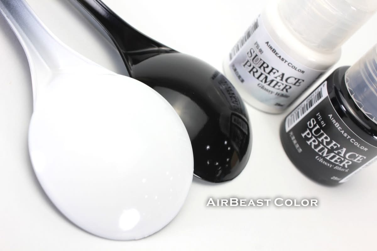 AirBeast 水性底漆商品亮黑、亮白