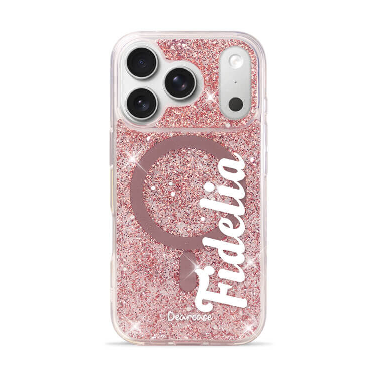 唯一的妳 玫瑰金貝拉殼 (MagSafe兼容) - (訂製名字) iPhone客製化手機殼