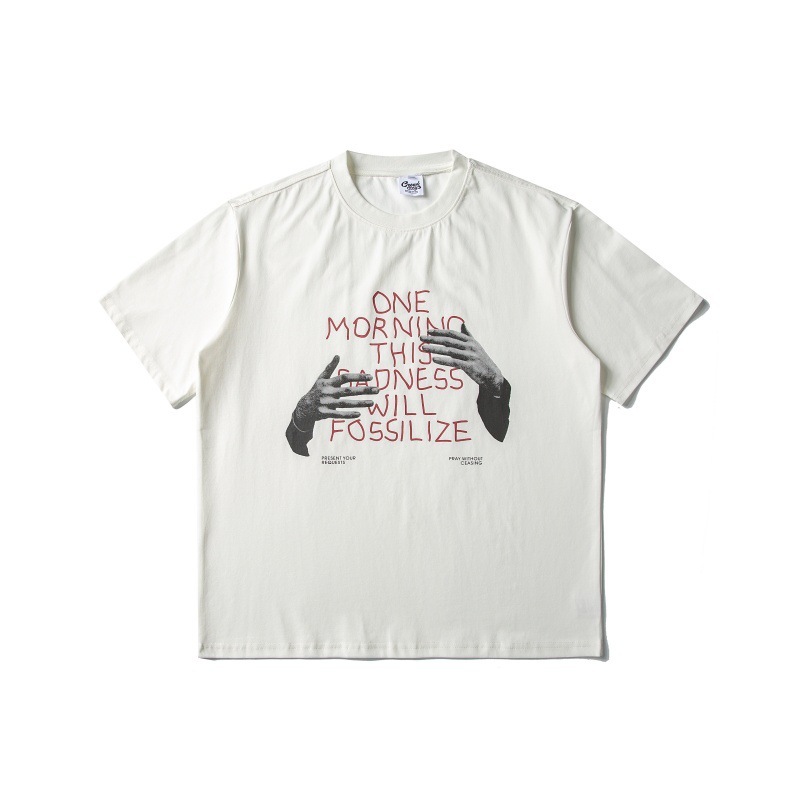 Fossil Poetry文藝休閒短TEE