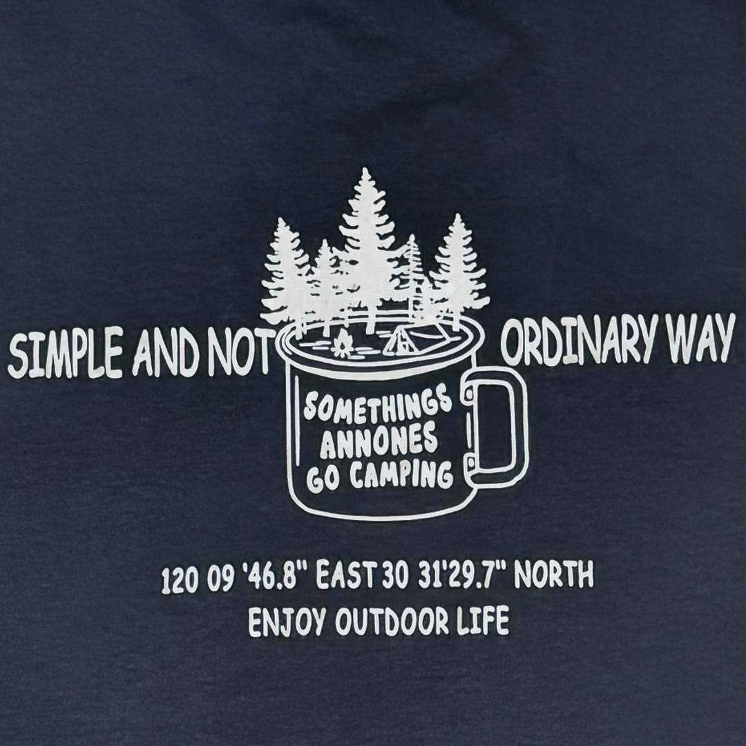 小植栽露營風休閒短TEE