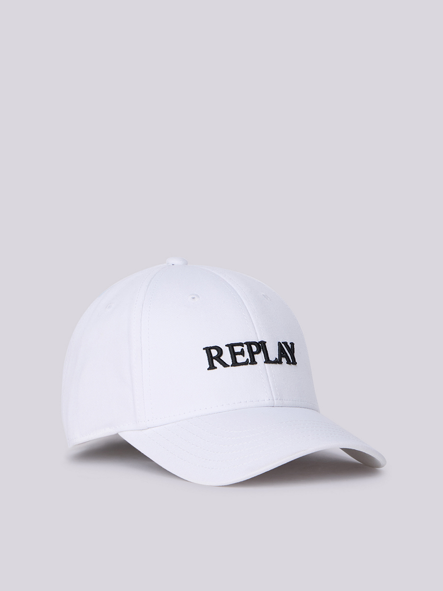 刺繡Logo白色棒球帽