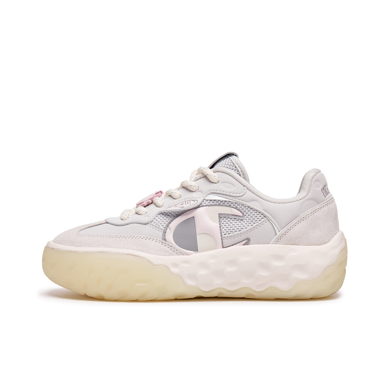 女款-Champ T-cheese 德訓鞋焦糖厚底休閒鞋-藕色/深褐色（U5CFCTW11P1）