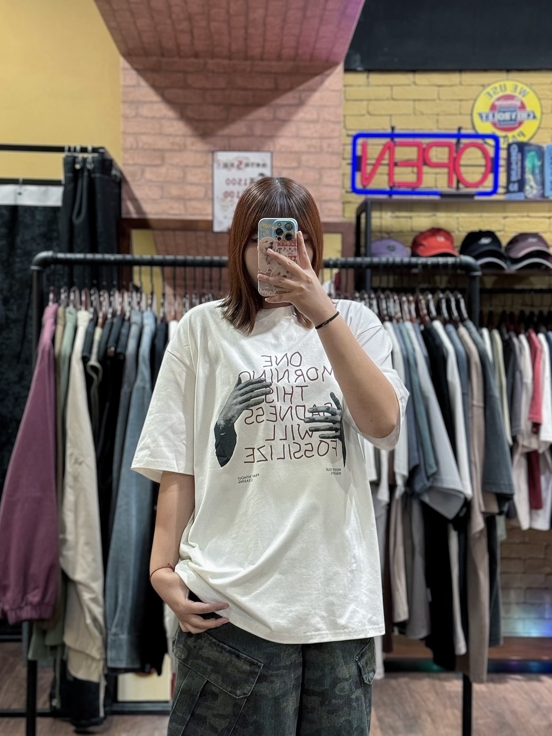 Fossil Poetry文藝休閒短TEE