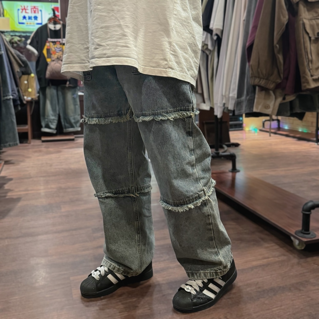 個性層次解構牛仔褲