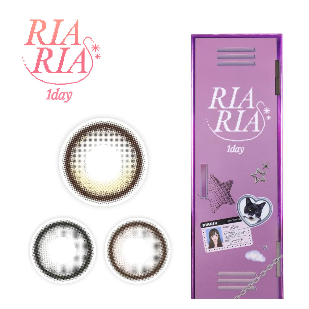 RiaRia 1 Day 美瞳 彩色 日拋 隱形眼鏡 10片