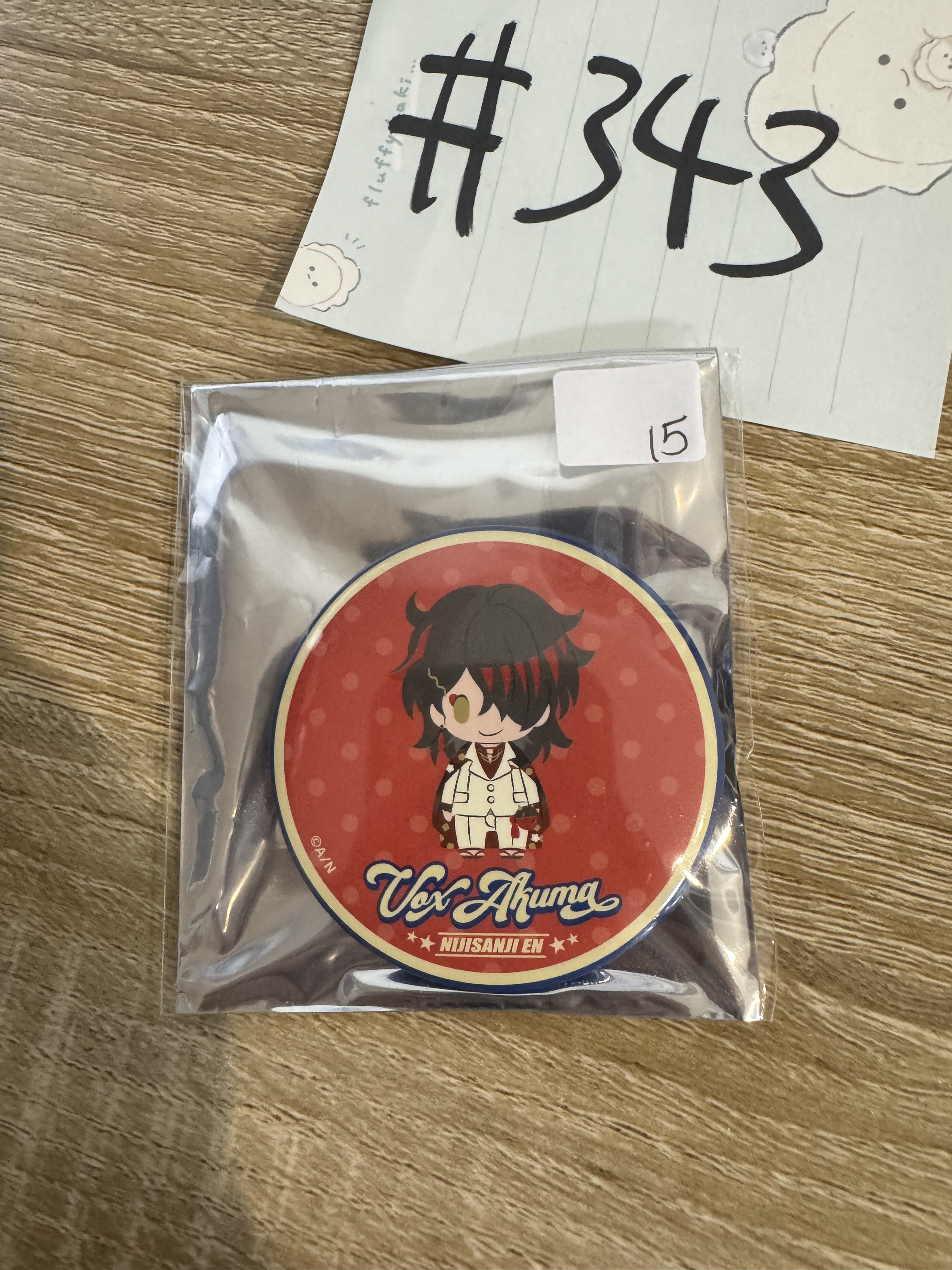 彩虹社  VOX 襟章 #343