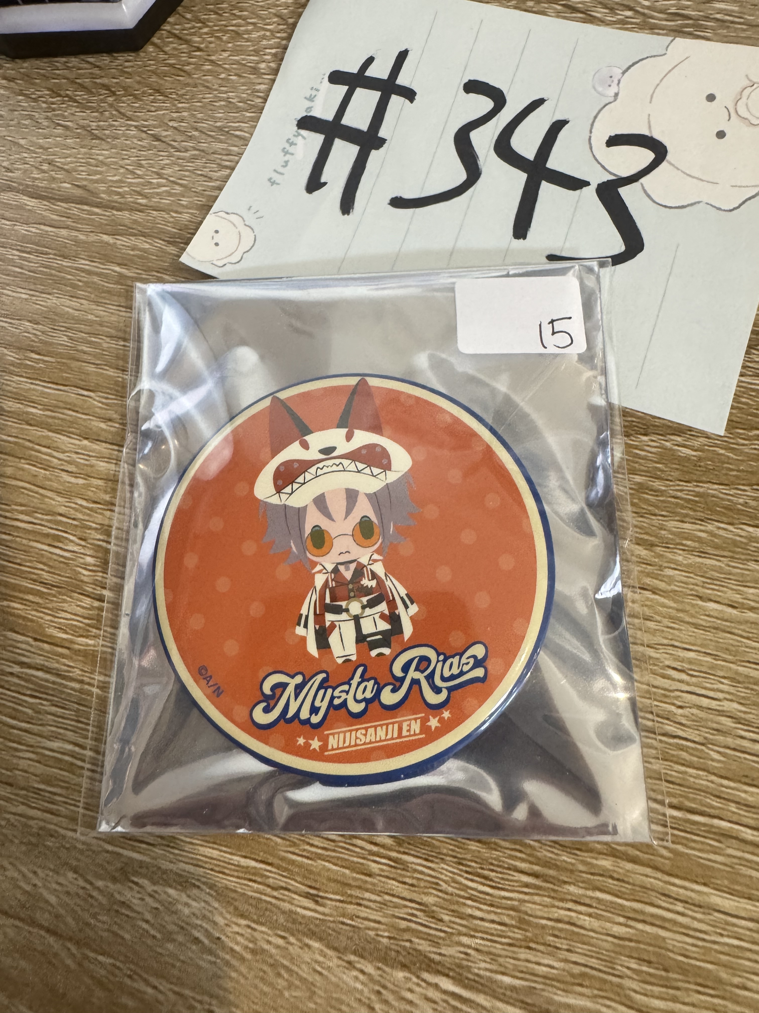 彩虹社  MYSTA 襟章 #343