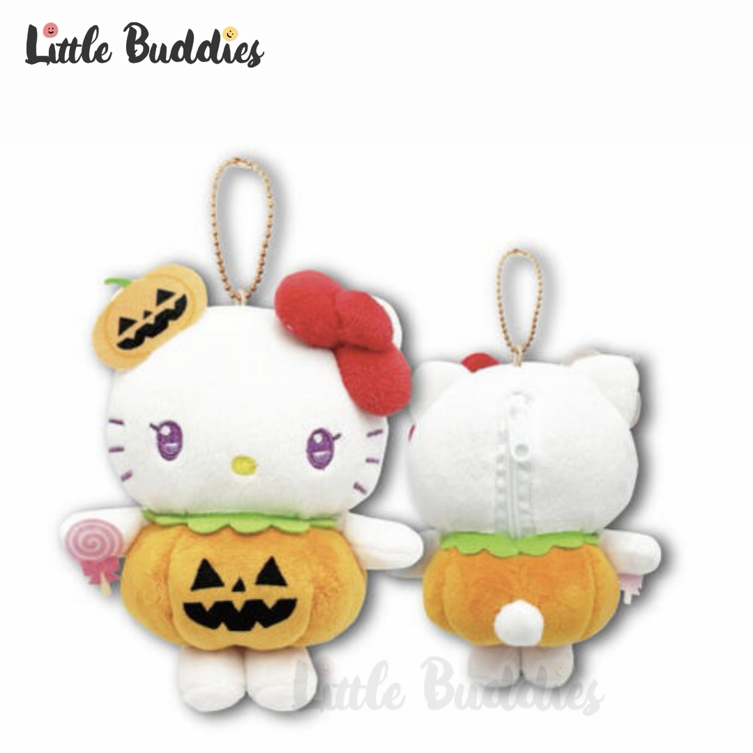 日本 Sanrio 萬聖節南瓜造型公仔匙扣