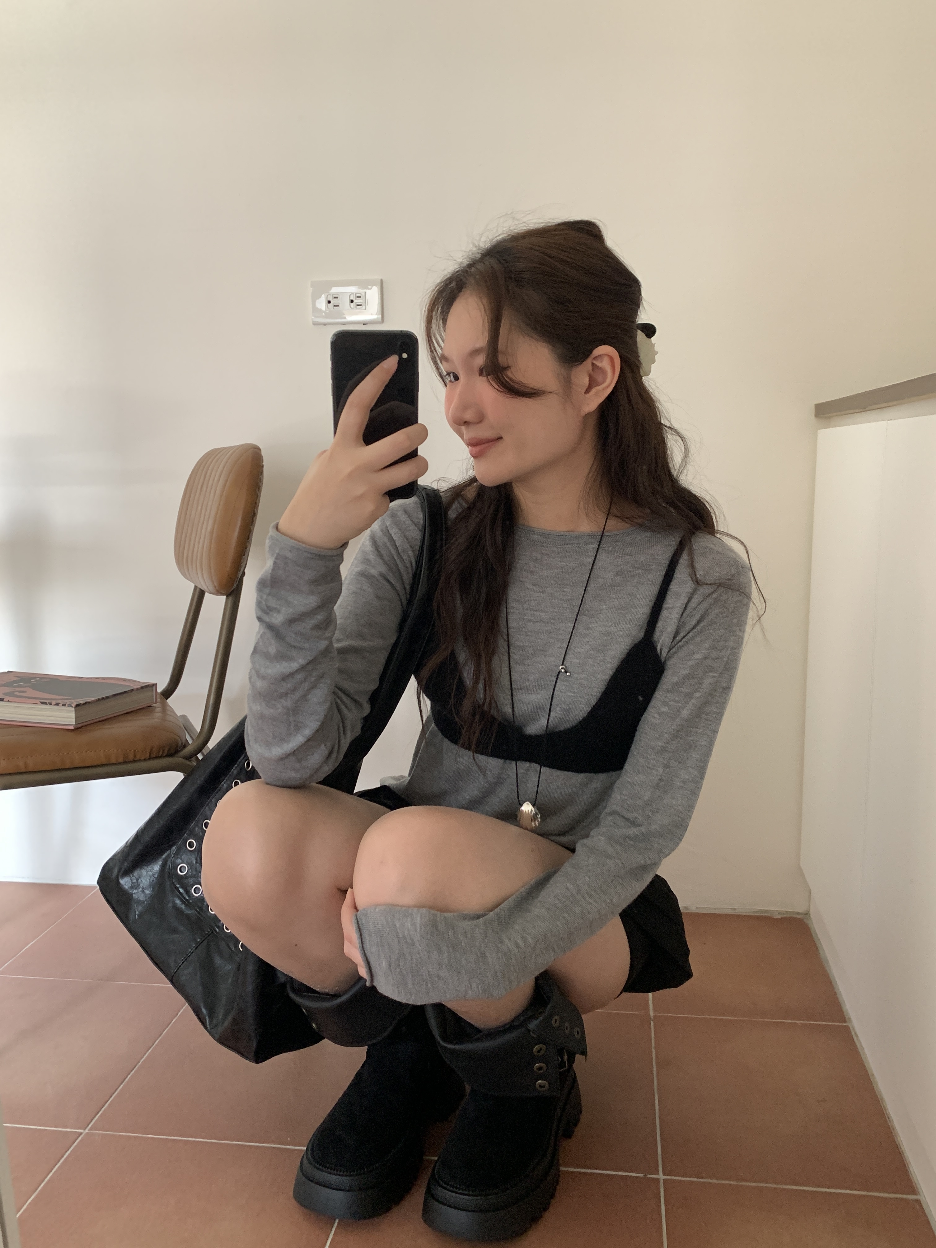 r06(設計品牌)/雙倍咖啡因 軟棉秋日set