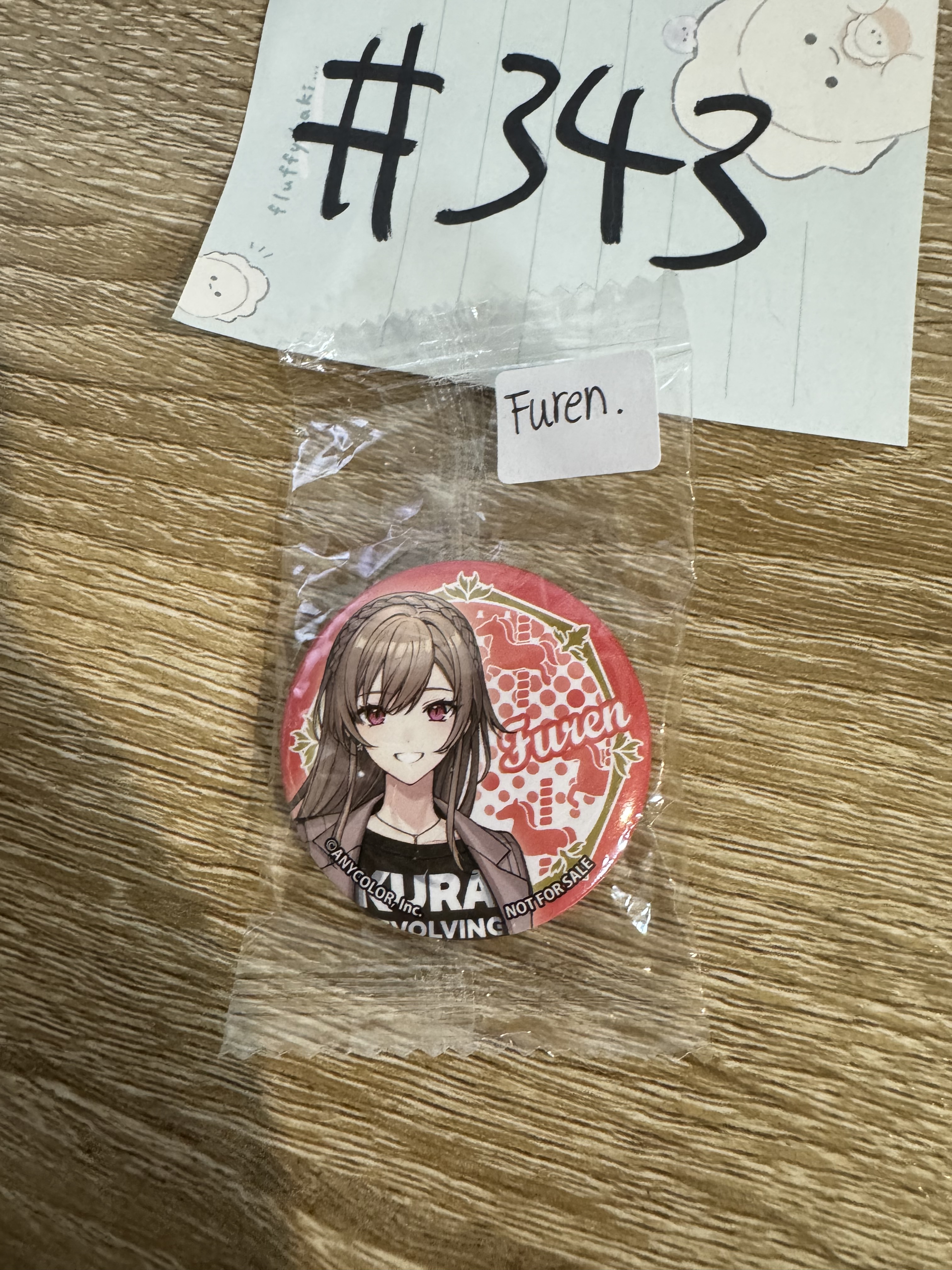 彩虹社  FUREN 襟章 #343