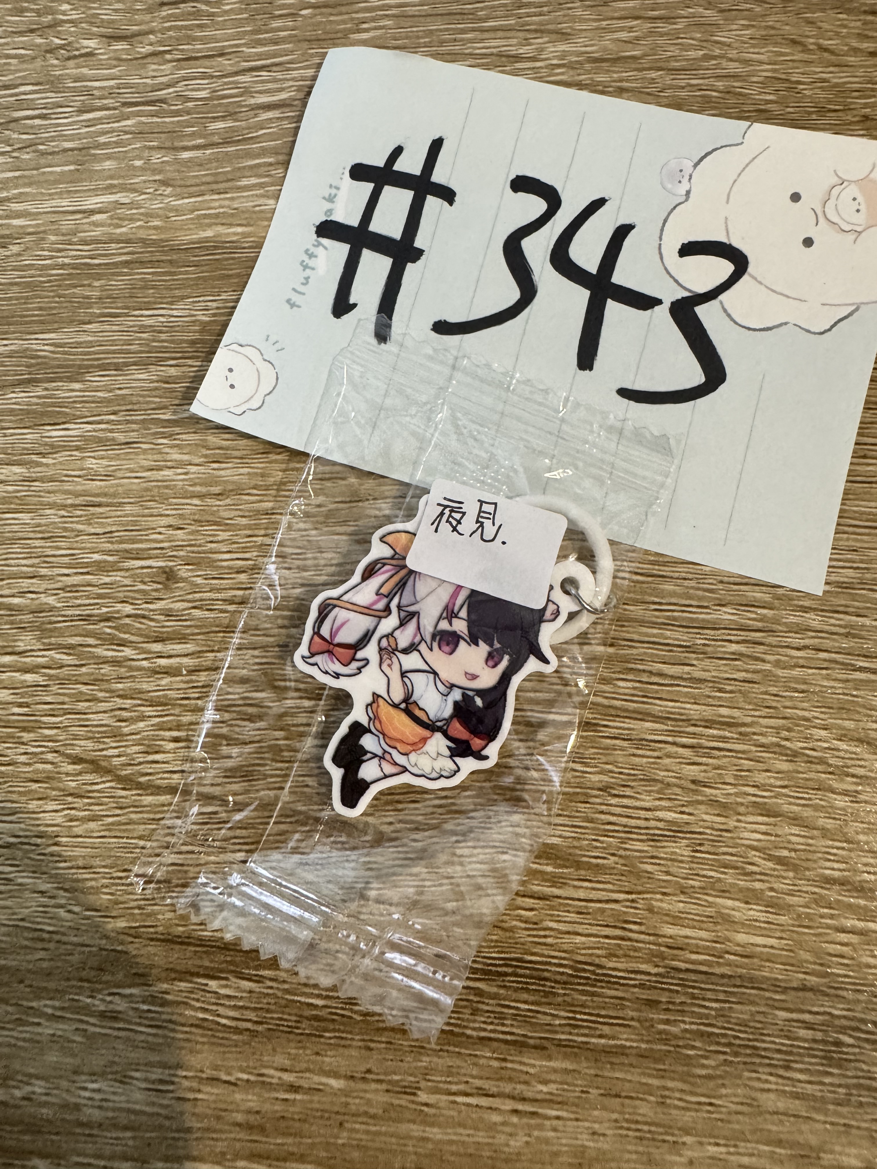 彩虹社  夜見 掛件 #343