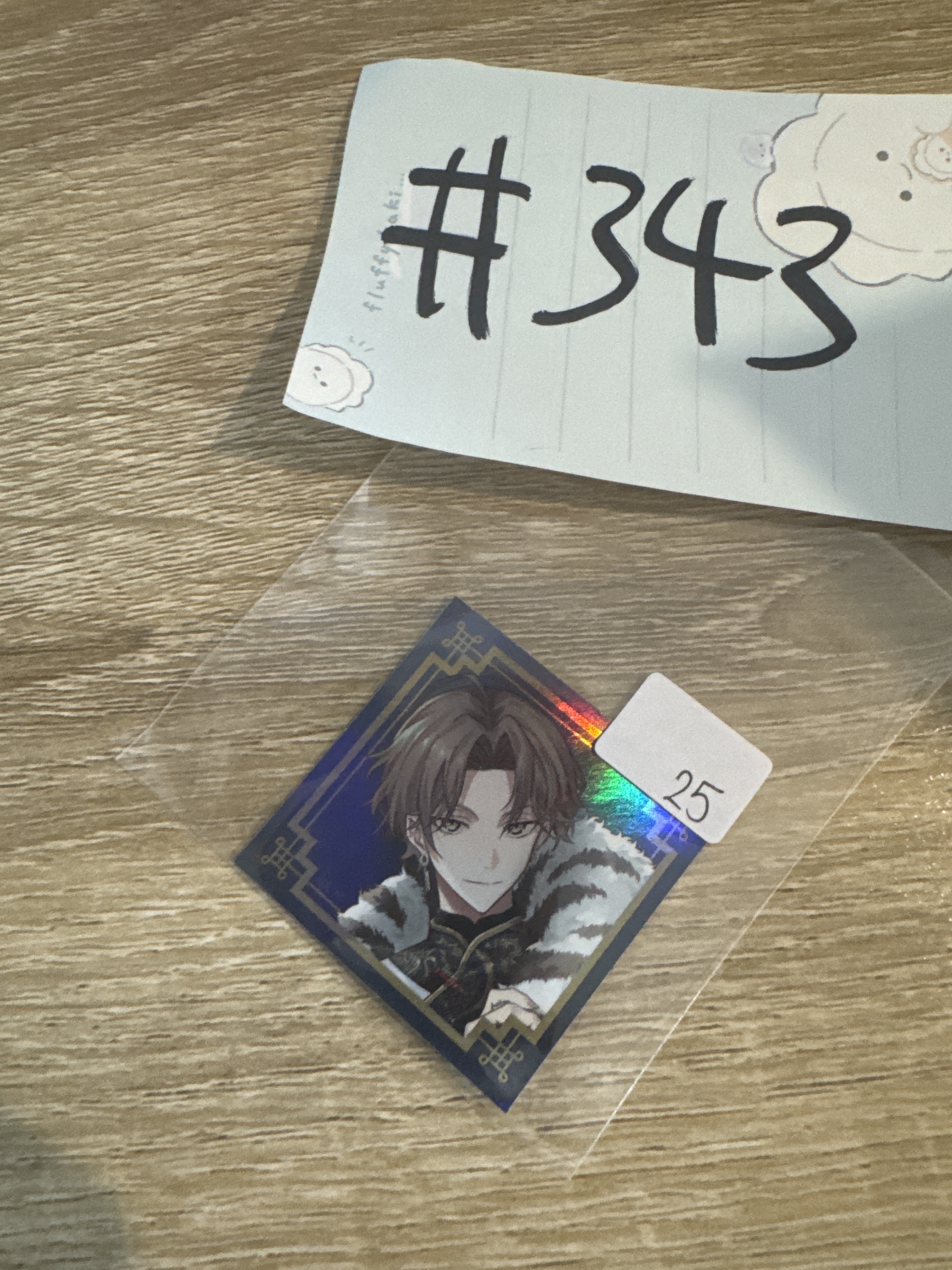 彩虹社  加賀美 貼紙#343