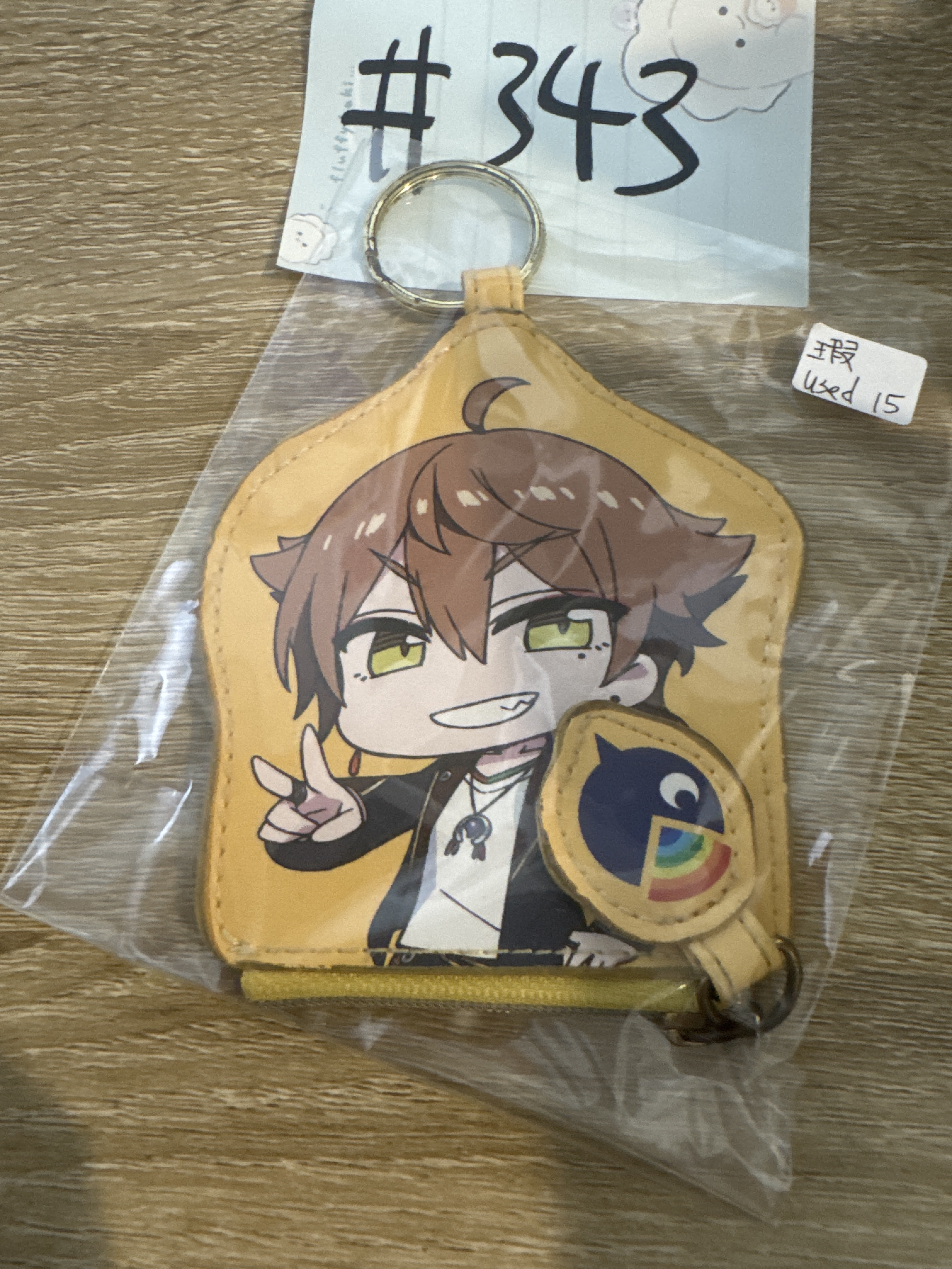 彩虹社 伏見 收納袋 USED 瑕#343