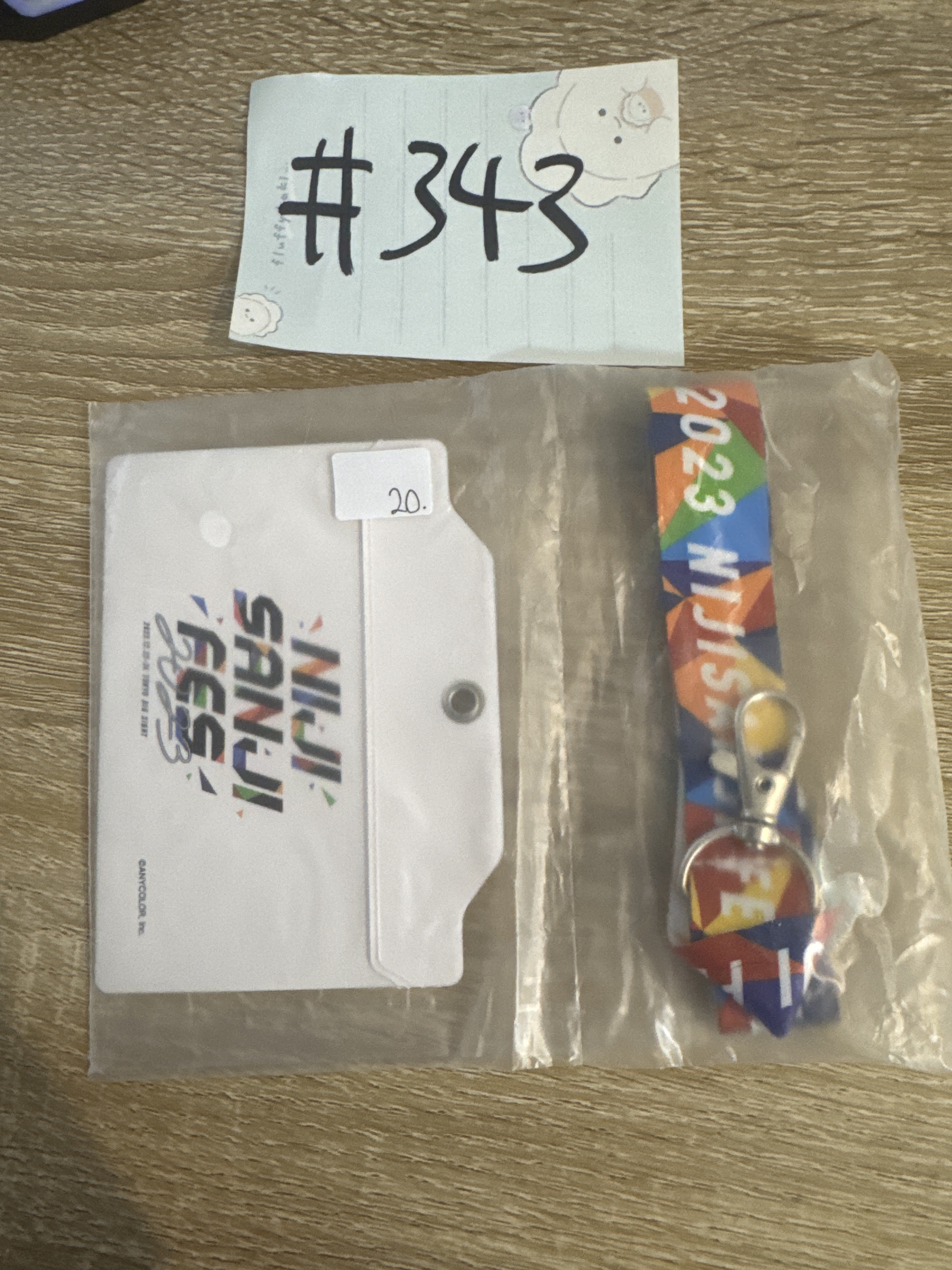 彩虹社 2023 NIJI FES 証件套掛件#343