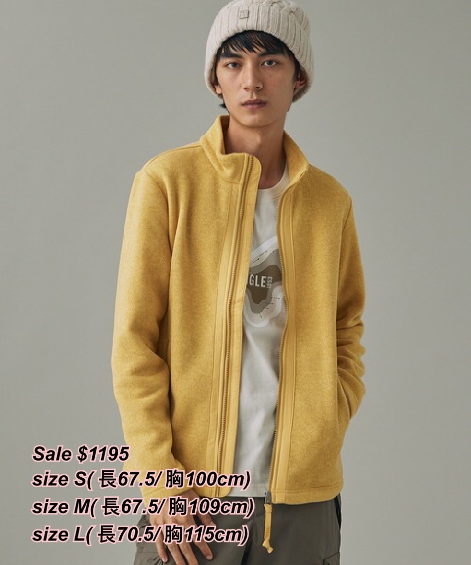 13/10 sale Aigle 男裝拉鏈外套/4 色