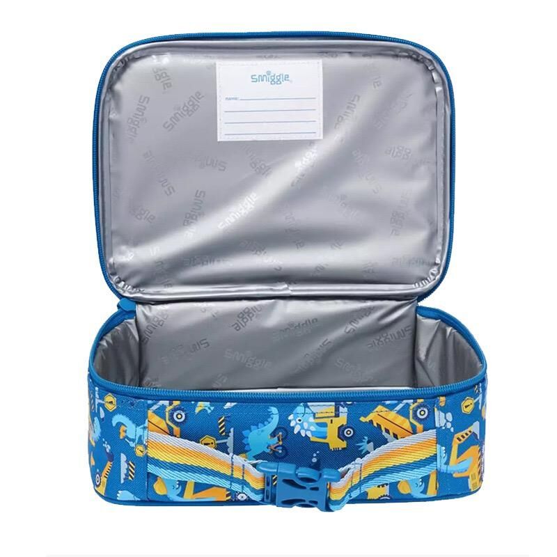 Smiggle 午餐袋 -藍色吊車款