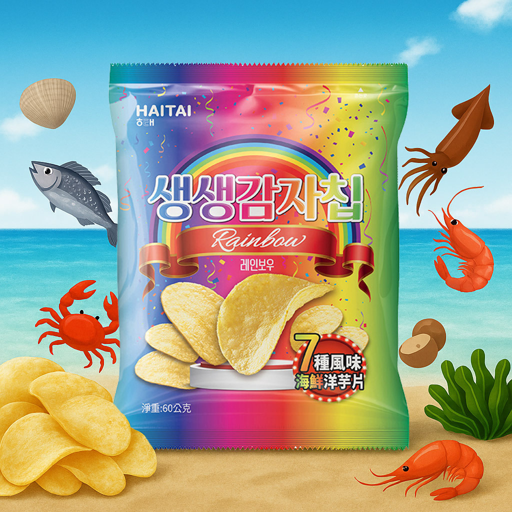 韓國 海太 洋芋片 60g 海鮮口味
