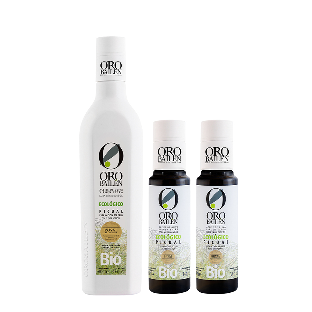 皇嘉有機特級冷壓初榨橄欖油Picual 500ml+100ml*2