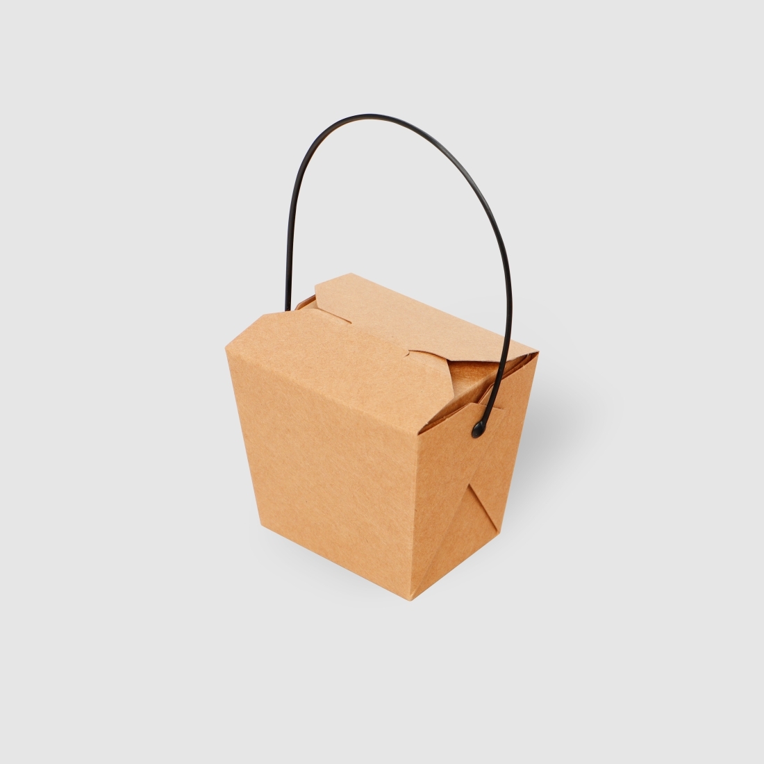 手提方形餐盒-ZS 牛皮 16oz 4號