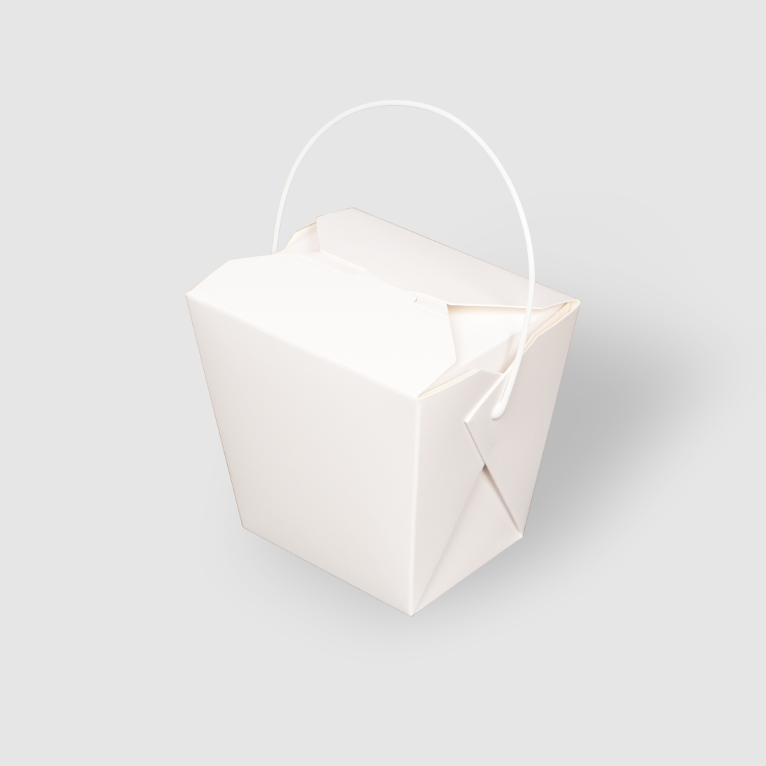 手提方形餐盒-ZS 白色 32oz 6號