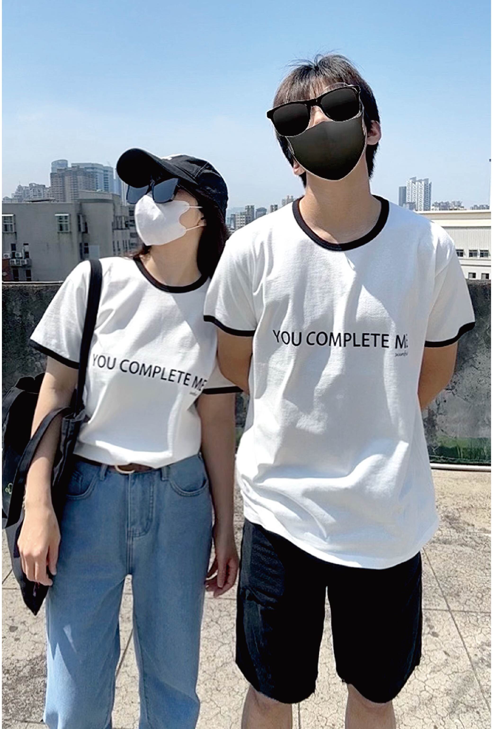 100%純棉男女T恤 米白色 (S~XXL)