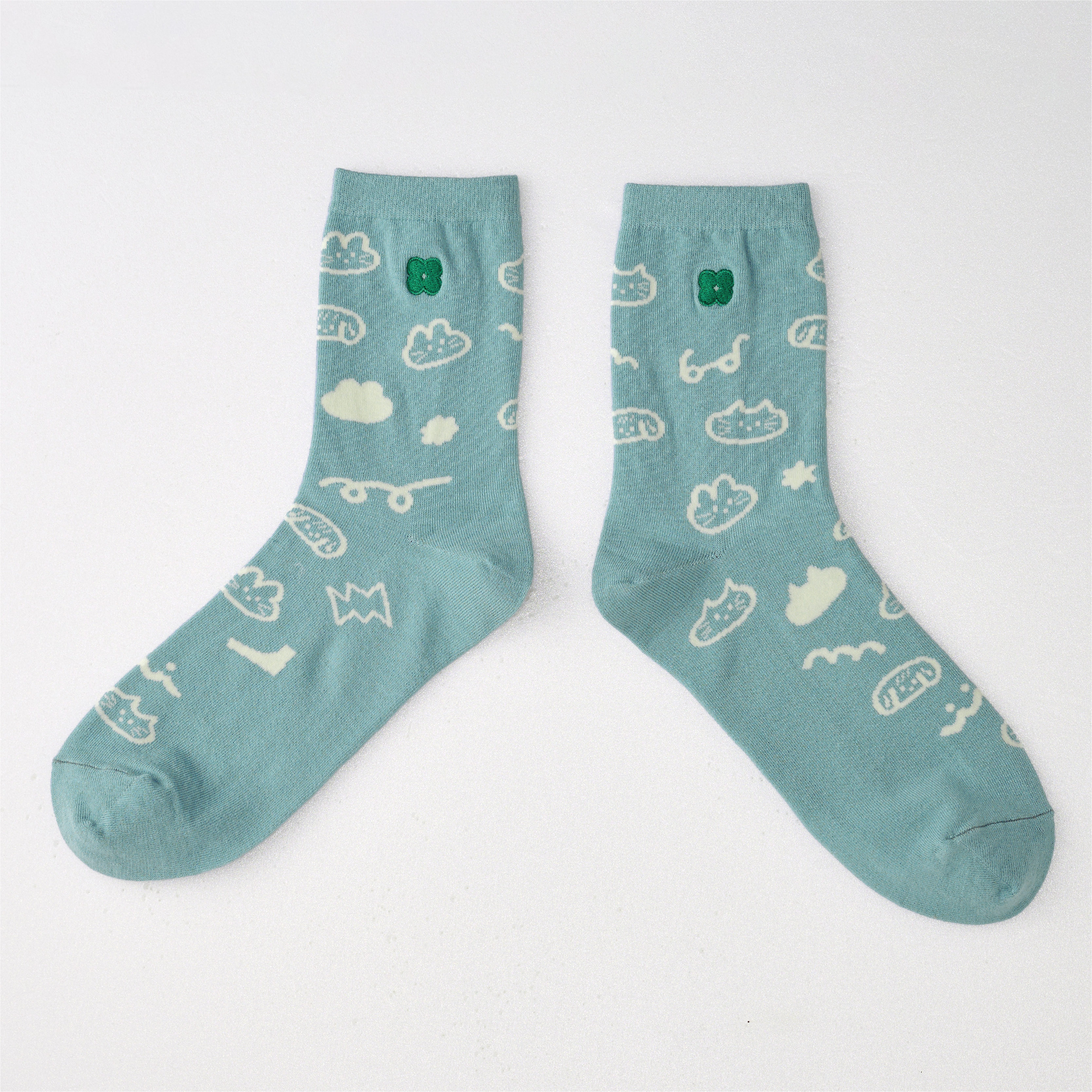 飄飄雲朵〈灰綠〉