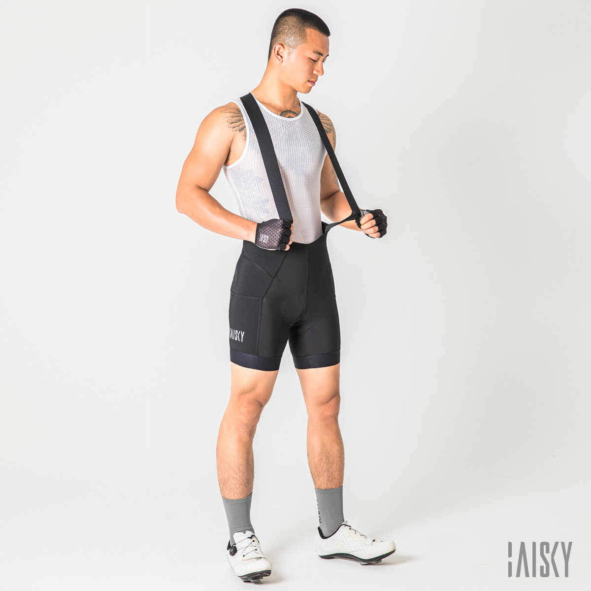 男款微短版型空力吊帶短褲 TOP SKY II