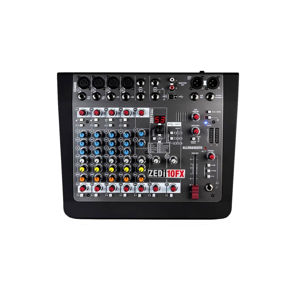 Allen & Heath Allen & Heath / ZEDi-10FX 10軌 類比混音器 — 三峽錄音 / 音響