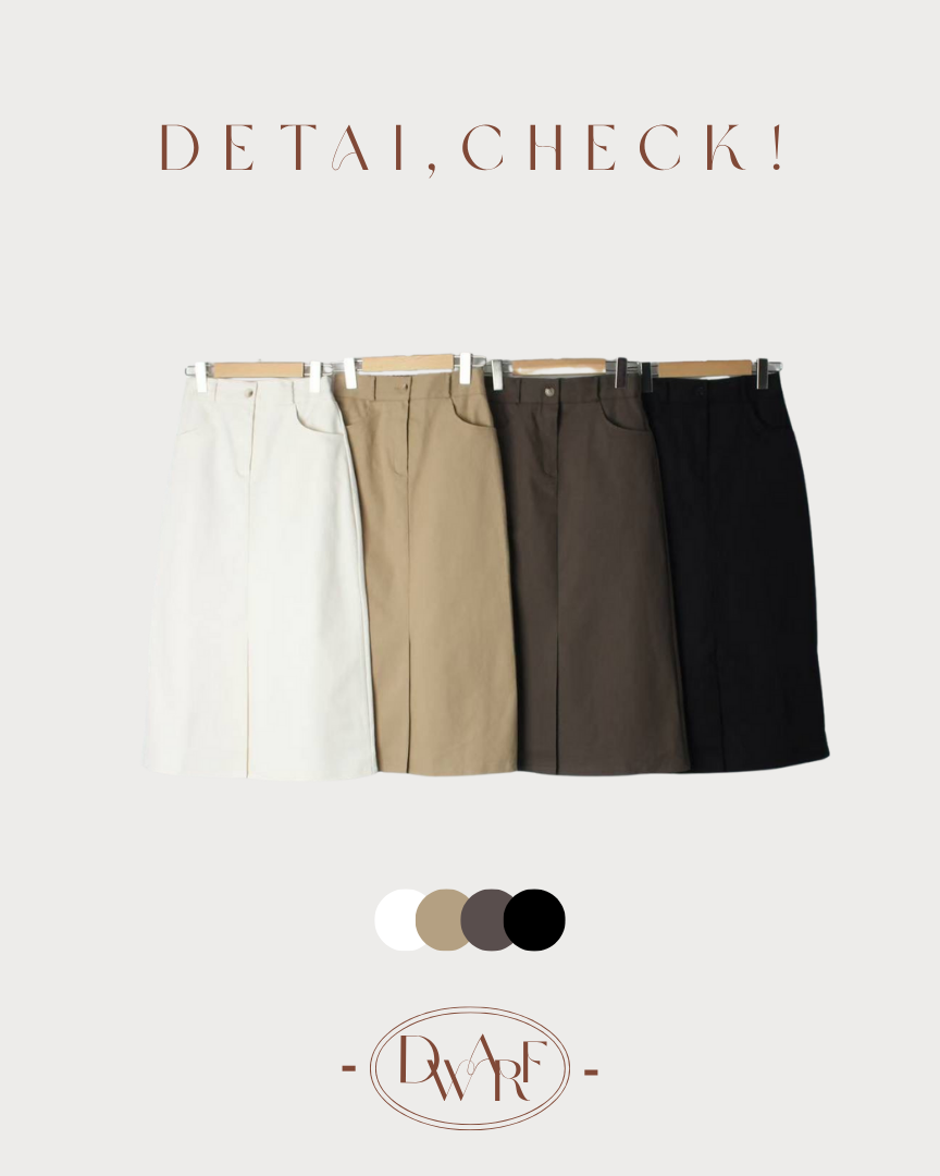 《KR》小個子ok! 四季適合直身中長裙