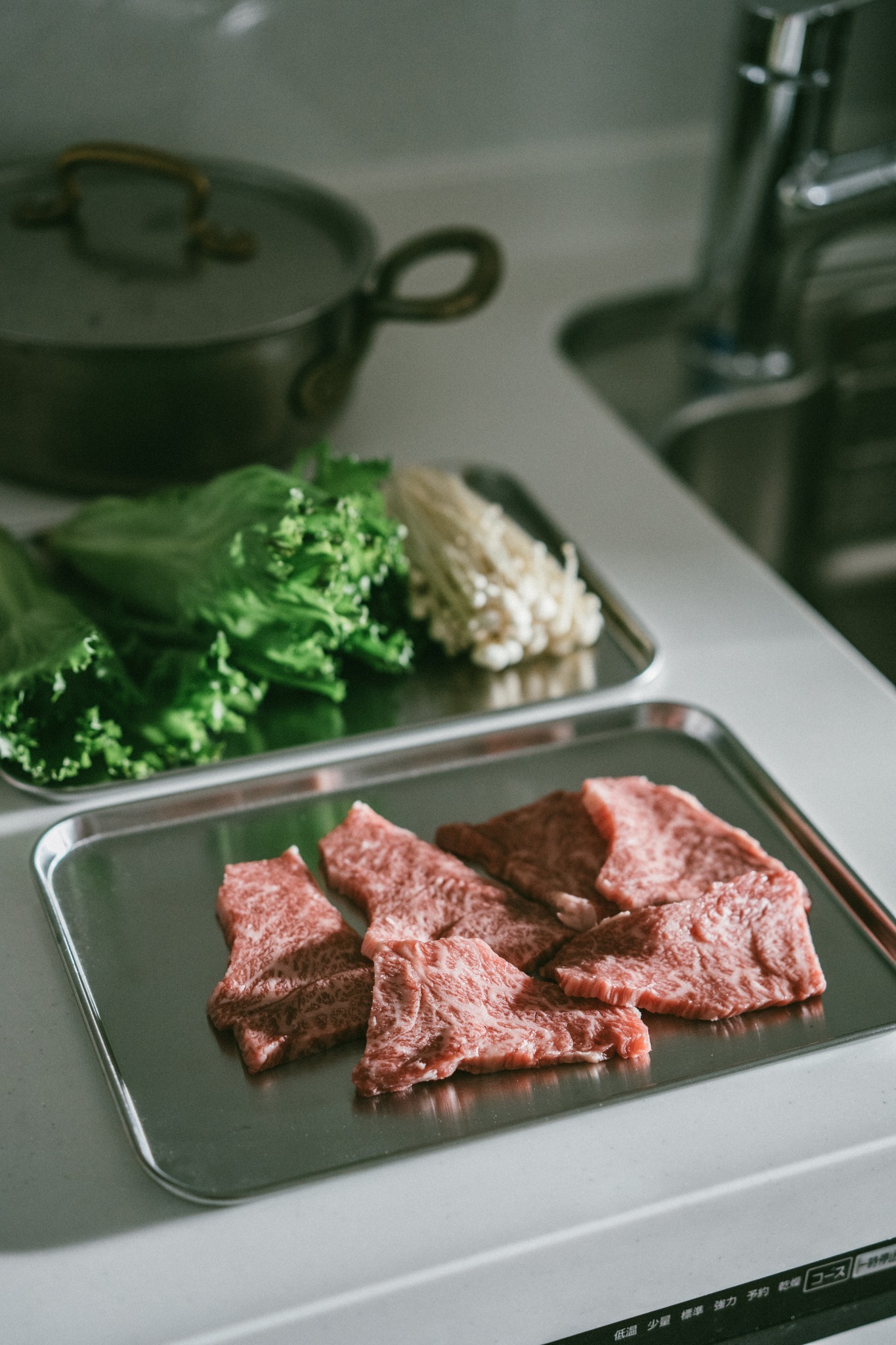 下村企販日本製不鏽鋼角形調理盤（3入組）