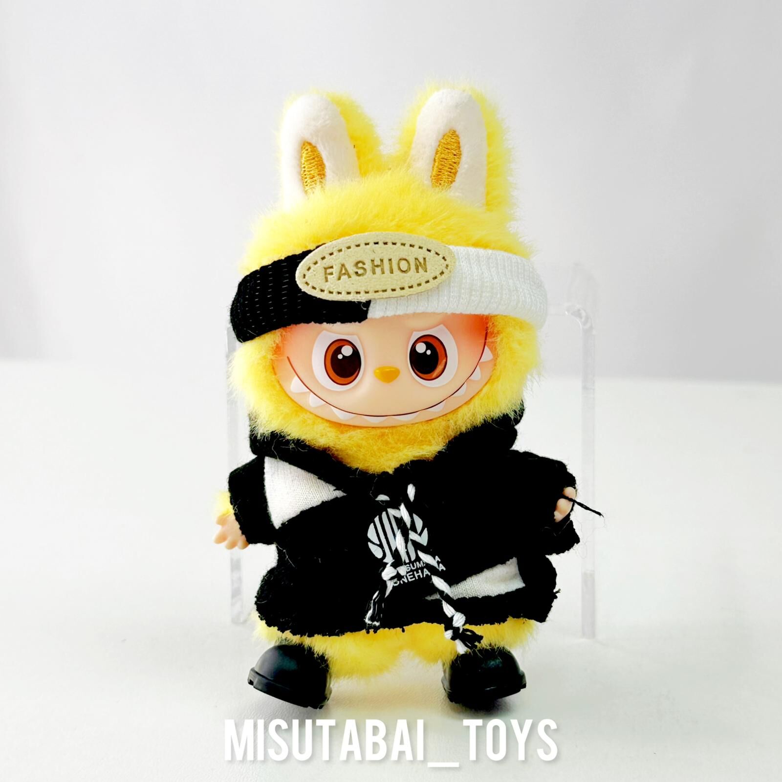 Mini Doll Outfit M27 - 黑拼白Hoodie 連鞋