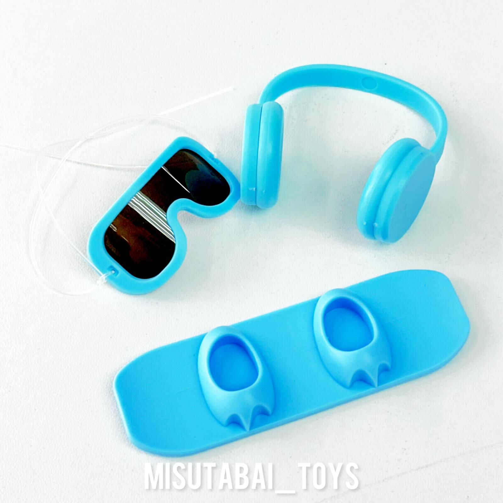 Mini Doll Outfit M25- 滑雪板套裝 (藍色)