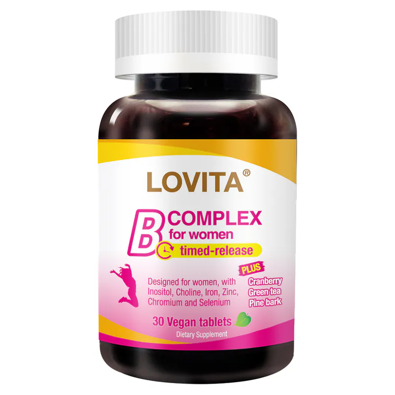 LOVITA愛維他 女性新型緩釋美妍活力B群(30錠/瓶)