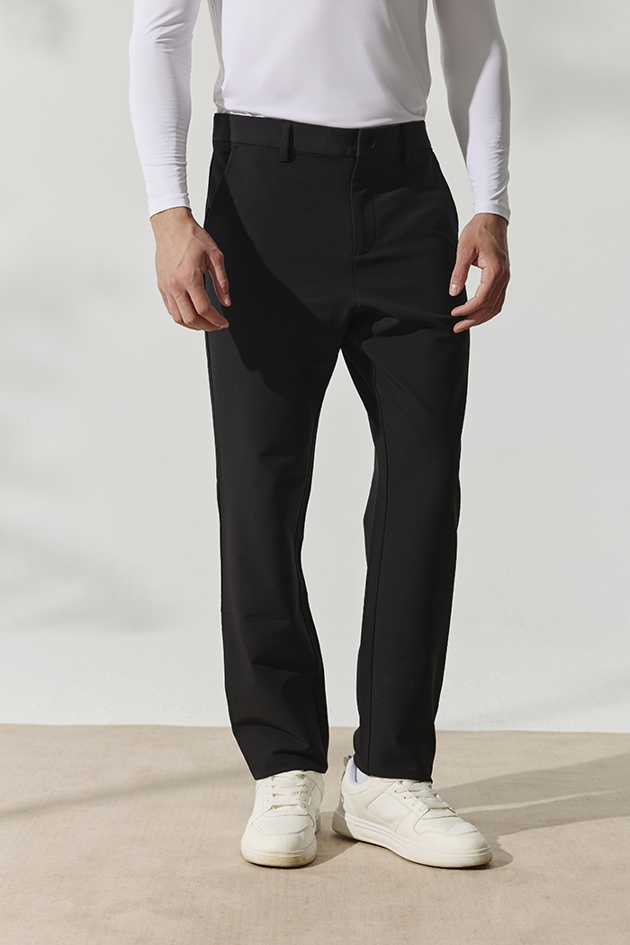 日行機能保暖長褲-黑