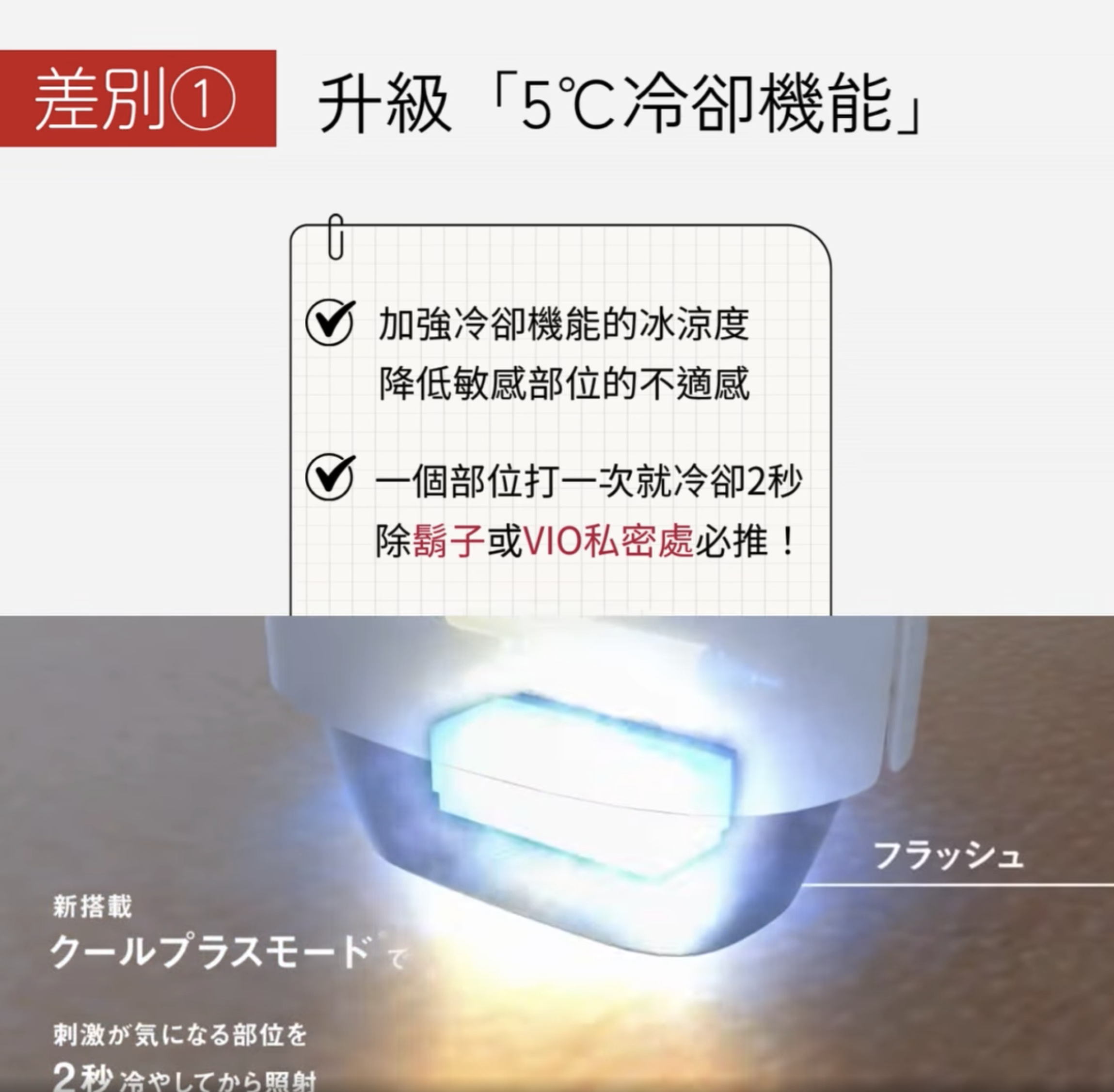 PANASONIC 國際牌 光學除毛儀 ES-WG0B 冰鎮冷卻功能