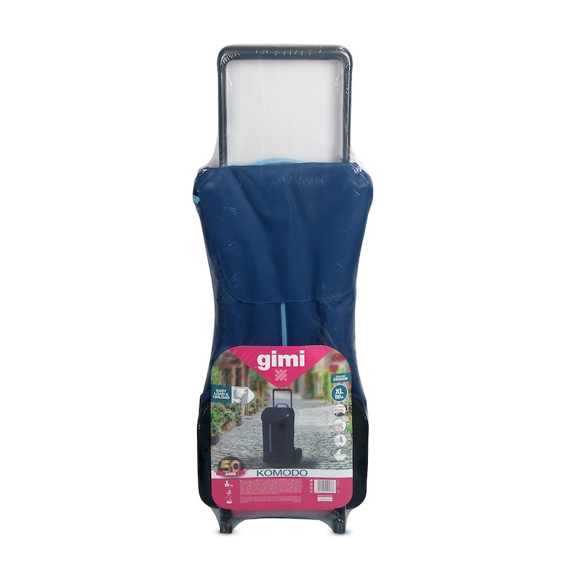 意大利品牌 GIMI 50L購物手推車-易裝載 (藍色) -025868